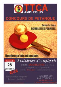 Concours de pétanque